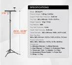 Projector Standaard Statief met Tray Telefoonhouder, Verzenden, Nieuw