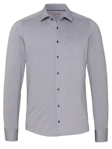 Pure Shirt Melange Grey maat 44 Heren, Verzenden, Nieuw, Grijs, Pure
