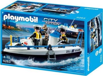 Playmobil Douaneboot - 5263 (Nieuw), Kinderen en Baby's, Speelgoed | Playmobil, Verzenden, Nieuw