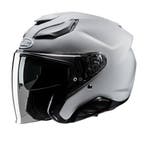 HJC F31 Lichtgrijs Jethelm, Motoren, Nieuw met kaartje, XXL, Heren, Verzenden