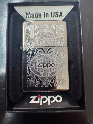 Zippo - Zonder minimumprijs - Aansteker - Staal (roestvrij), Nieuw