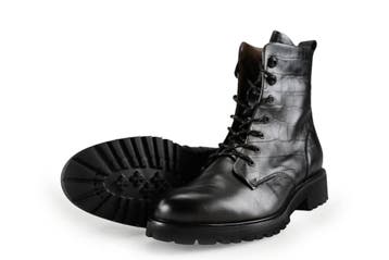 Piedi Nudi Veterboots in maat 40 Grijs, Kleding | Dames, Schoenen, Verzenden, Overige typen, Zo goed als nieuw, Piedi Nudi