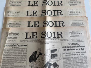 Le Soir (volé) : Ensemble de 4 fascicules « L’Etoile, Nieuw