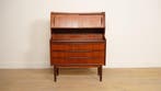 Vintage secretaire | Teak | 93 cm, Huis en Inrichting, Kasten | Secretaires, Ophalen of Verzenden, Nieuw
