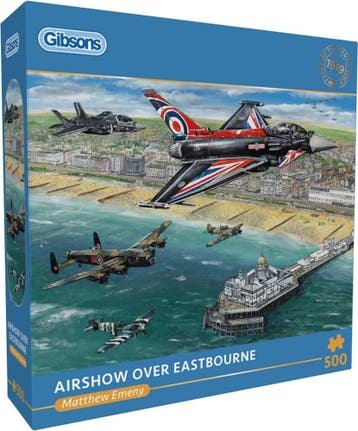 Matthew Emeny - Airshow Over Eastbourne Puzzel (500 stukjes), Hobby en Vrije tijd, Verzenden, Nieuw