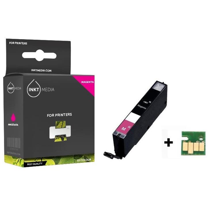 Geschikt Canon CLI-571M XL inktcartridge magenta hoge, Computers en Software, Printerbenodigdheden, Cartridge, Nieuw