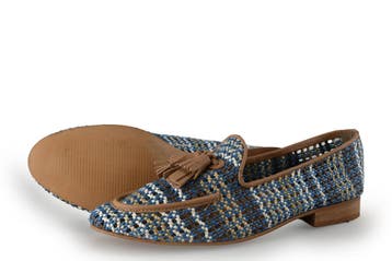 Jhay Loafers in maat 38 Blauw, Jhay, Overige typen, Zo goed als nieuw, Verzenden