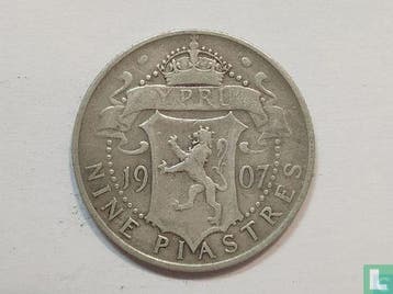 Cyprus 9 piastre 1907, Postzegels en Munten, Verzenden, Losse munt, Goud