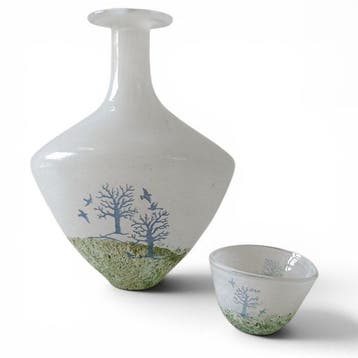 Kosta Boda - Kjell Engman - Vaas (2) - oktober - Glas