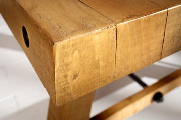 Massieve eettafel FINCA 240cm vintage bruin gerecycled, Huis en Inrichting, Tafels | Eettafels, Ophalen of Verzenden, Nieuw