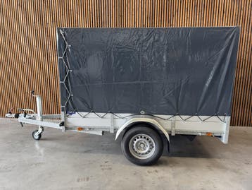 Anssems Bakwagen BSX 251x130x150 1350kg + Huif, Auto diversen, Aanhangers en Bagagewagens, Nieuw