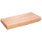 Wastafelblad Massief Hout 60x30 | Retourdeal 46% Korting, Overige typen, Zo goed als nieuw, Minder dan 100 cm, 25 tot 50 cm