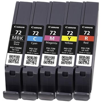 Canon PGI-72 multipack MBK/C/M/Y/R Inktcartridge (origineel), Verzenden, Nieuw, Cartridge, Canon