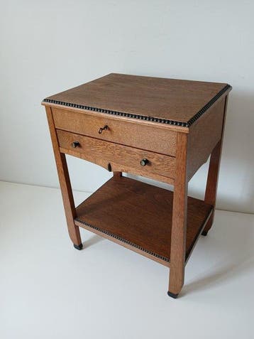 Bijzettafel - Eik - AmsterdamseSchool-ArtDeco