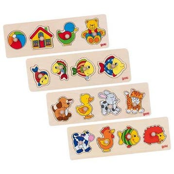 Houten puzzel  4 stukjes, Ophalen of Verzenden, Nieuw