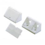 Hoekverbinder met afwerkkapje Wit à 4 st., Ophalen of Verzenden, Nieuw