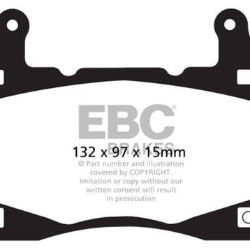 EBC 11-15 Chevrolet Camaro (5th Gen) 6.2 Redstuff Front, Ophalen of Verzenden, Nieuw