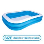 Opblaasbaar rechthoekig zwembad 2-3M familie buiten binnen, Verzenden, Nieuw