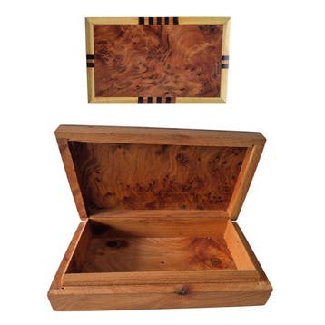 Thuya Wood Craft - Artisan GKB - Sieradendoos - Handgemaakt, Antiek en Kunst