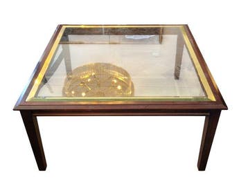 Tafel - Hout - Italiaanse design-salontafel in de stijl van, Nieuw