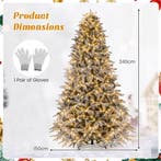 2dekans | Coast 240 cm Kunstkerstboom met Sneeuw &, Ophalen of Verzenden, Zo goed als nieuw