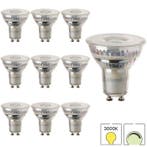 10x GU10 LED spot | Lybardo | 5.2 watt 50° 3000K dimbaar, 30 tot 60 watt, Verzenden, Overige typen, Nieuw