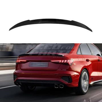 Rear Spoiler Voor Audi A3 8Y (Sedan) – Sport Look, Hoogglans, Auto-onderdelen, Ophalen of Verzenden, Nieuw