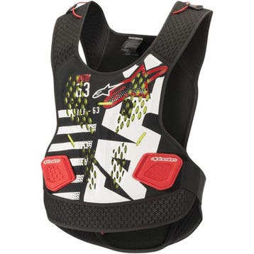 Alpinestars Sequence Bodyprotector Zwart / Wit / Rood maat X, Ophalen of Verzenden, Nieuw