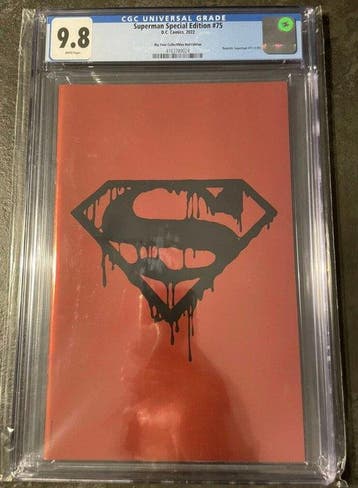 Superman - SUPERMAN “Death” 30TH ANNIVERSARY RED FOIL CGC, Boeken, Strips | Comics, Nieuw