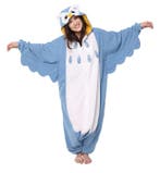 Onesie Blauwe Uil Pak XS-S of 152-158 Uilenpak Kostuum Blauw, Carnaval, Nieuw, Ophalen of Verzenden, Kleding