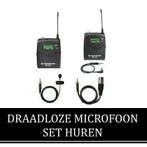 Draadloze dasspeld microfoon HUREN, Audio, Tv en Foto, Professionele Audio-, Tv- en Video-apparatuur, Ophalen, Nieuw, Audio