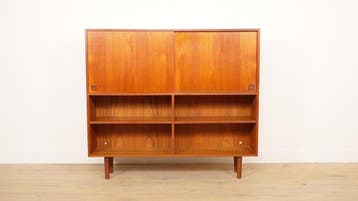Vintage wandkast | Boekenkast | Teak | 1960s, Huis en Inrichting, Kasten | Wandmeubels, Ophalen of Verzenden, Nieuw