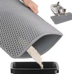 Antislip kattenbakmat – Dubbel-laags honingraat opvangmat, Verzenden, Nieuw