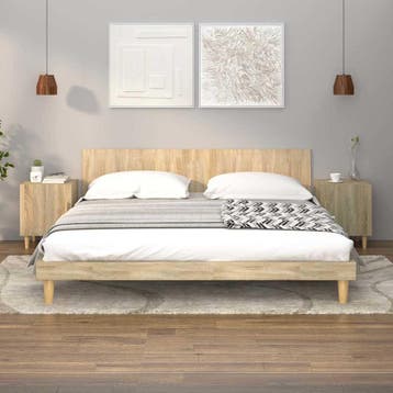 vidaXL Nachtkastjes 2 st bewerkt hout sonoma eikenkleurig, Minder dan 45 cm, Verzenden, Nieuw, Minder dan 55 cm