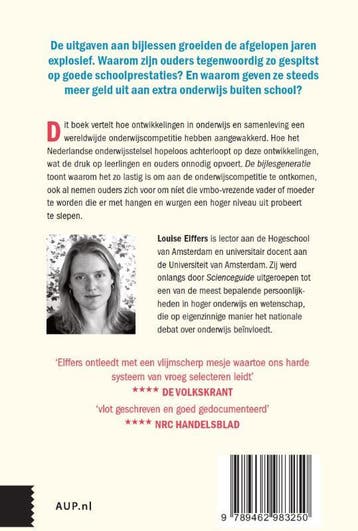 De bijlesgeneratie 9789462983250 Louise Elffers, Verzenden, Zo goed als nieuw, Louise Elffers