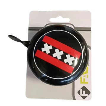 Falkx BH1403A Bel Amsterdam 80mm (Bellen & Toeters, Fiets), Fietsen en Brommers, Fietsaccessoires | Overige Fietsaccessoires, Ophalen of Verzenden