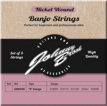 Banjo snaren nickel wound 009, Verzenden, Nieuw