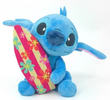 Lilo & Stitch Knuffel Stitch met Surfbord 25 cm, Ophalen of Verzenden, Nieuw