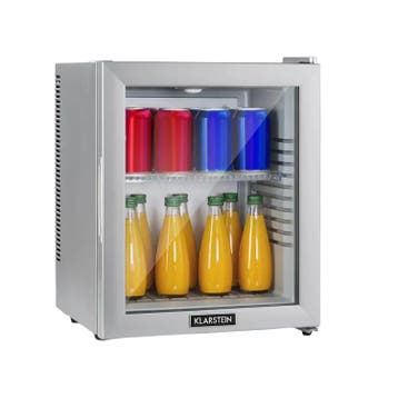 Minibar Mini Koelkast Koeler Tafelmodel Koelkast 24L Grijs, Zonder vriesvak, Refurbished, Ophalen of Verzenden, Minder dan 75 liter