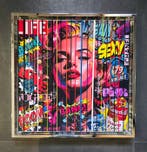 Elmago - Marilyn pop icon graff codebarre(large)