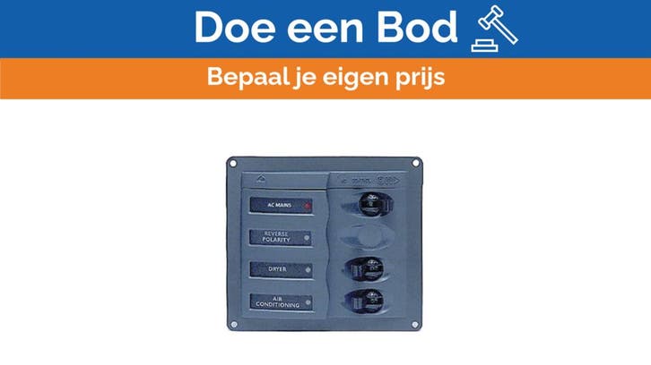 Bieden: BEP circuit breaker panel AC 110V 2x, Watersport en Boten, Bootonderdelen, Elektra en Verlichting, Nieuw, Zeilboot of Motorboot