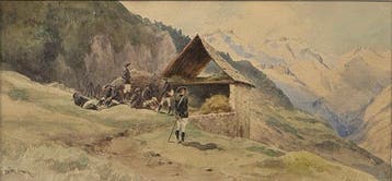 Pierre Paul Comba (1859-1934) - Chasseurs alpins du 7ème
