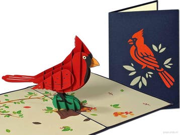 Vogelliefhebbers opgelet: Siervogel Rode Kardinaal, Verzenden, Nieuw