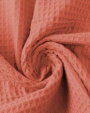 Wafel Katoen Licht Oud Roze, Nieuw, Roze