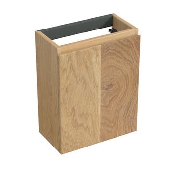 Fonteinkast Forzalaqua Siena 39.5x21.5x50 Cm 1 Deur Rechts, Huis en Inrichting, Badkamer | Badkamermeubels, Ophalen of Verzenden