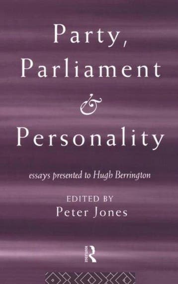 Party, Parliament and Personality - Peter Jones, Verzenden, Zo goed als nieuw, Peter Jones