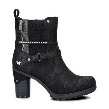 Mustang rits- & gesloten boots voor dames in het Zwart, Kleding | Dames, Schoenen, Verzenden, Zwart, Lage of Enkellaarzen, Nieuw