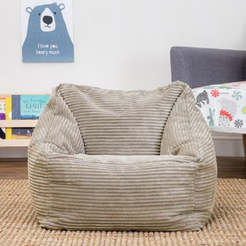 Morgan Corduroy Kinder Zitzakstoel - Beige, Verzenden, Nieuw