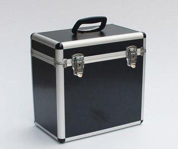 2dekans | VDD - Platenkoffer voor 50 stuks - LP vinyl platen, Ophalen of Verzenden, Zo goed als nieuw