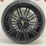 Porsche Boxster/Cayman 981/718 20 Turbo IV zwart met banden, Auto-onderdelen, Banden en Velgen, Ophalen, Gebruikt, Velg(en), 265 mm